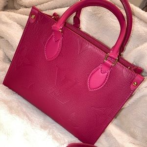 Louis Vuitton hot pink On The Go PM